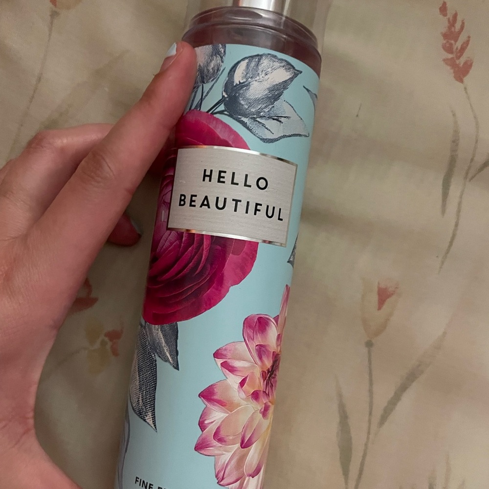 Bath & Body Works Hello Beautiful Mist - Blue and Pink